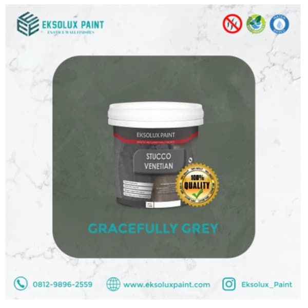 Stucco Venetian Semen Ekspos – Classic Grey